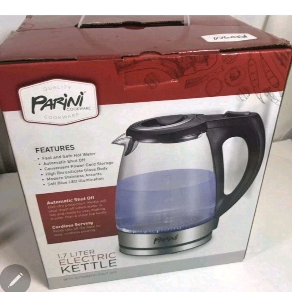 Parini Electric Kettle with Blue LED